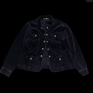 Levi's Black Jean Jacket Cropped Boxy Silhouette